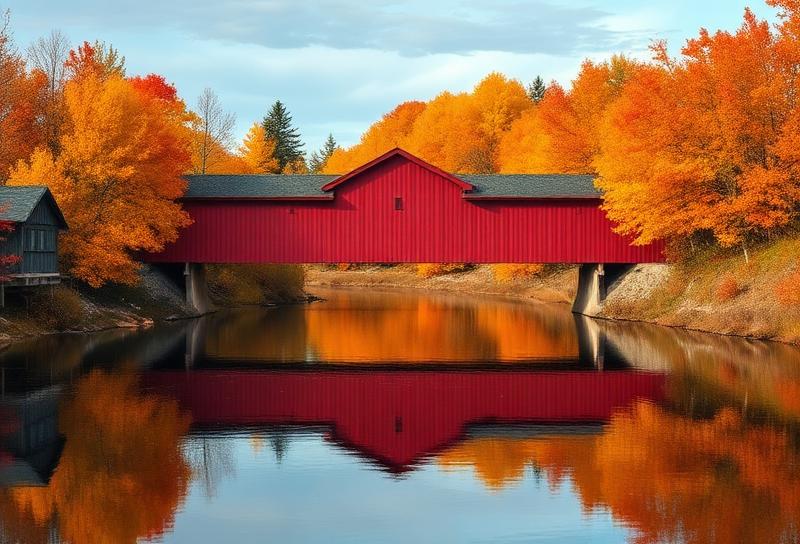 Canadá: Bosque canadiense invernal