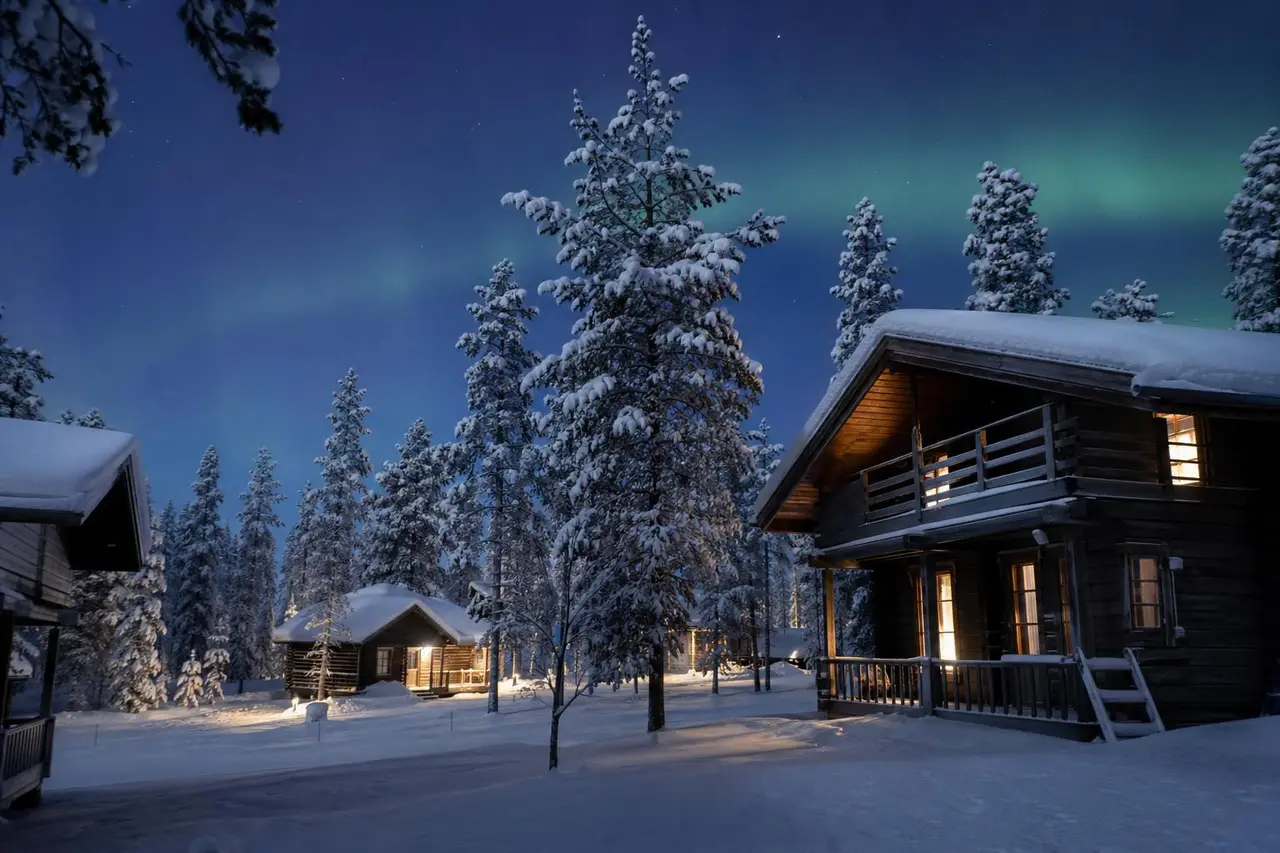 Holiday Club Salla & Spa – Cabañas en Laponia con auroras boreales